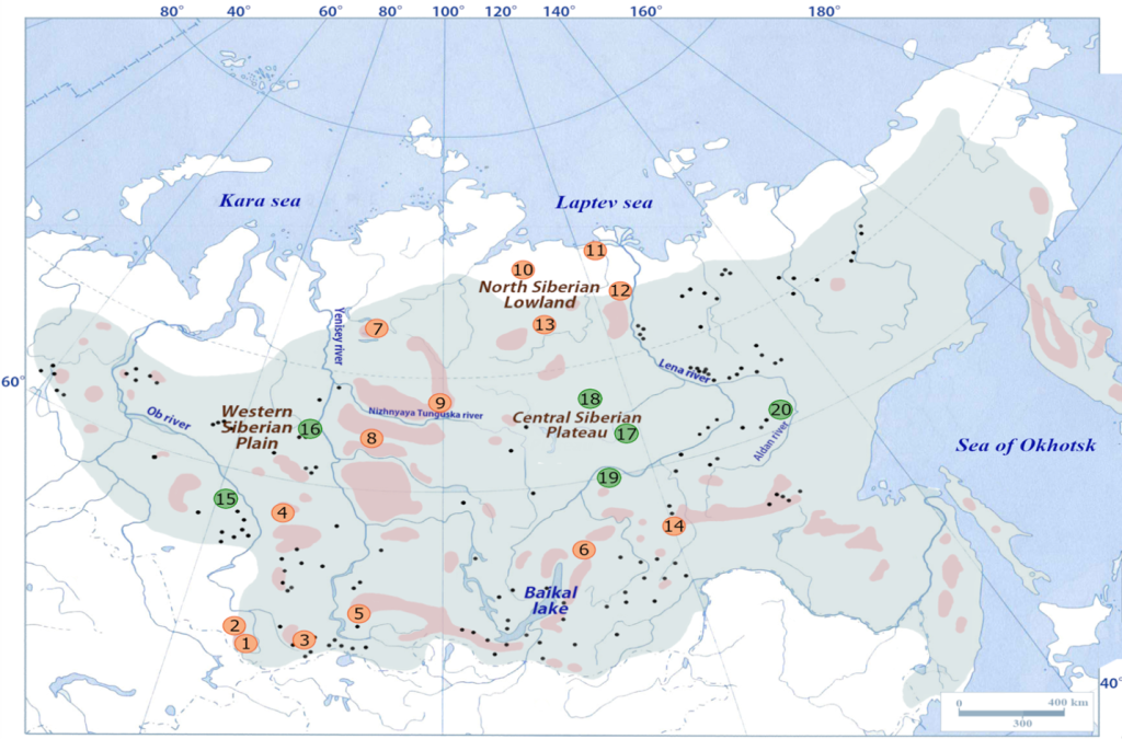 Генетическая структура соболя на территории России.png Генетическая структура соболя на территории России.png